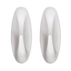 3M Command - 2 sm hvide kroge med 4 sm strips