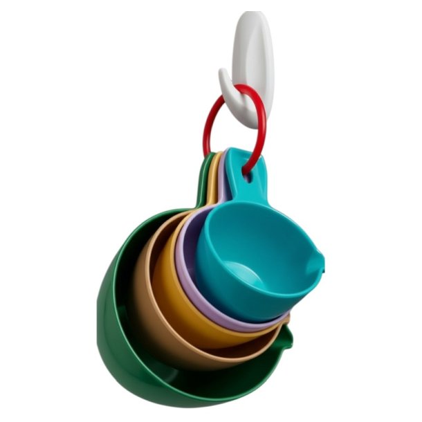 3M Command - 2 sm hvide kroge med 4 sm strips