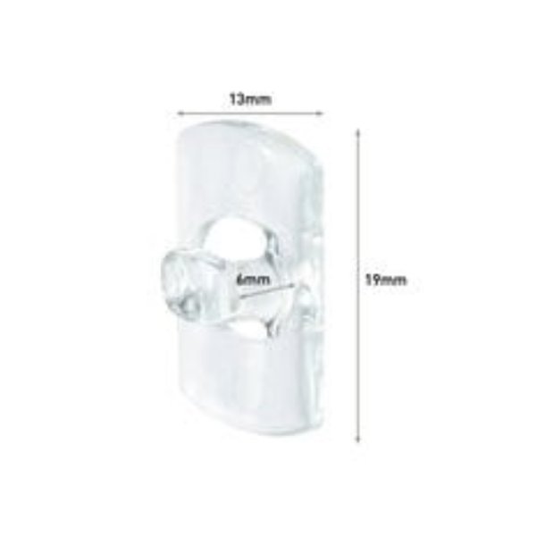 3M Command - mini udend�rs clips - til lysk�der op til 12 meter - gennemsigtig