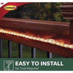 3M Command - mini udend�rs clips - til lysk�der op til 12 meter - gennemsigtig