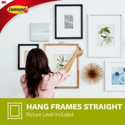 3M Command Billedophng - 8 stk. store hvide plakatstrips
