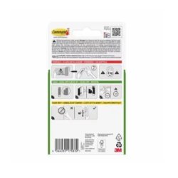 3M Command Billedophng med wire - 1 krog med 2 strips 