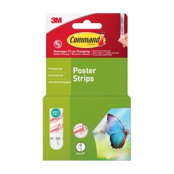 3M Command Poster strips - 12 stk. plakatstrips