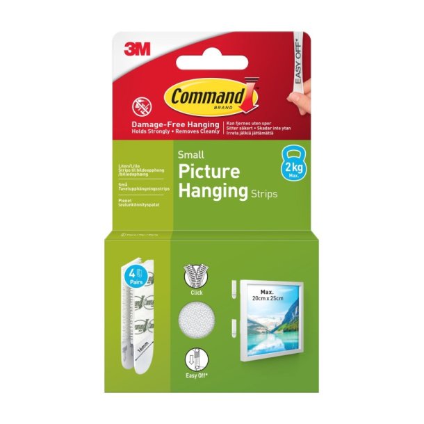 3M Command Poster strips - 4 st sm plakatstrips