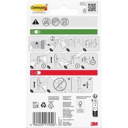 3M Command refill strips - 8 stk. strips til mellem kroge
