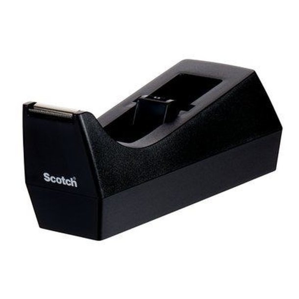 3M Scotch bord tapedispenser C38 og Magic tape - 3 ruller 19 mm usynlig tape