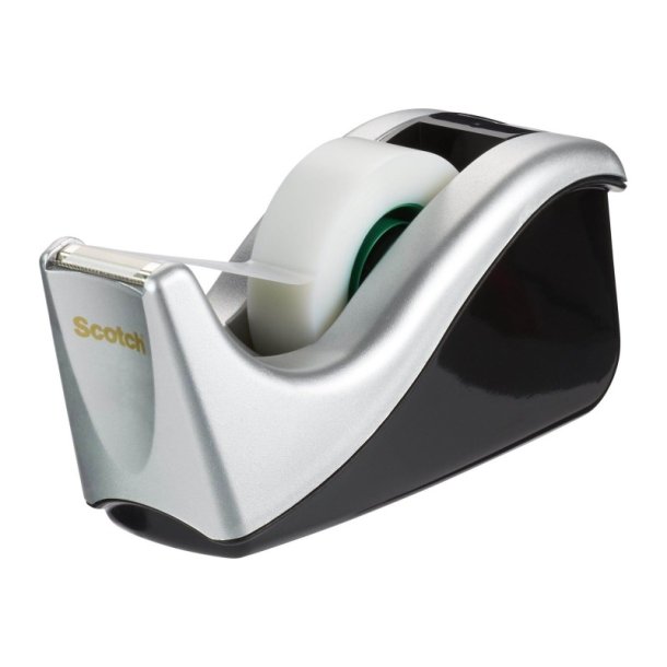 3M Scotch bord tapedispenser C60 og Magic tape - 16 ruller 19 mm usynlig tape