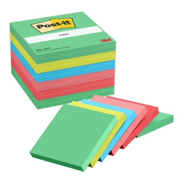 3M Post-it Notes 76x76 - Good Vibes - 6 blokke