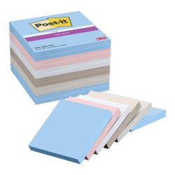 3M Post-it super Sticky Notes 76x76 - Simply Serene - 90 blade pr. blok - 6 blokke