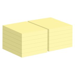 3M Post-it super Sticky Notes 76x76 - Canary Yellow (Recycled) - 70 blade pr. blok - 12 blokke