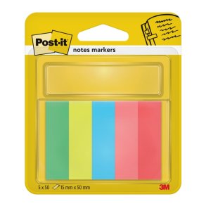 3M Post-it Indexfaner - 15x50 - Good Vibes - 5 faner