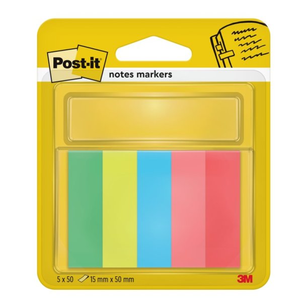 3M Post-it Indexfaner - 15x50 - Good Vibes - 5 faner