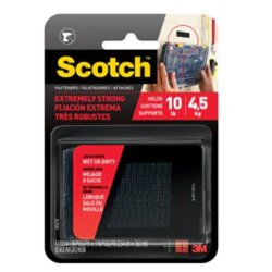 3M Extreme Fasteners - 25x75mm - sort