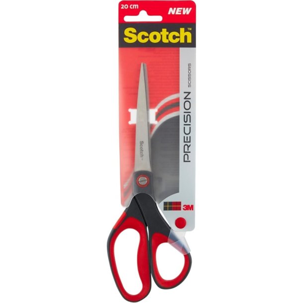 3M rd Scotch Precision saks - 20cm rustfri Scotch scissors