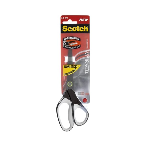 3M sort Scotch Precision saks - 20cm titanium Scotch scissors
