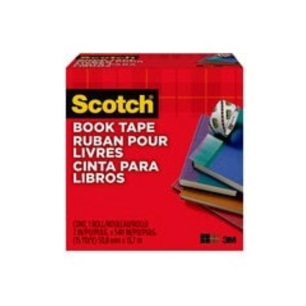 3M Scotch bogtape - transparent - 50mmx14m - 1 rulle