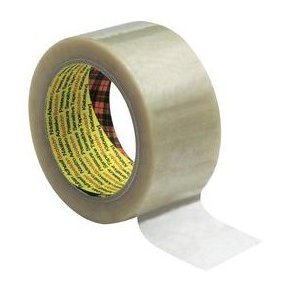 3M Emballagetape - PVC - 25mmx66m - klar