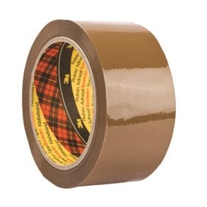 3M Emballagetape - 309 - PP-akryl - 38mmx66m - brun -1 stk.