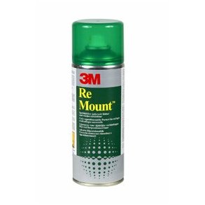 3M Spraylim/Photo Mount - Re Mount - midlertidig - kan fjernes og flyttes - 400ml