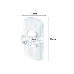 3M Command - gennemsigtige dekorationsclips - med gennemsigtige strips