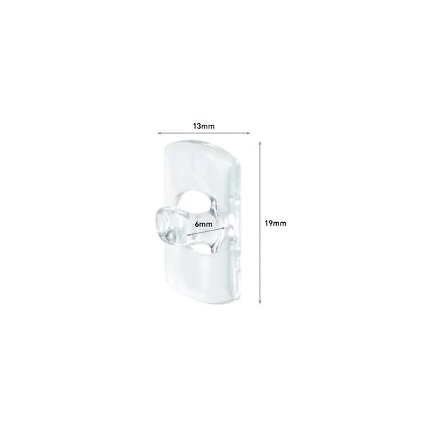 3M Command - gennemsigtige dekorationsclips - med gennemsigtige strips