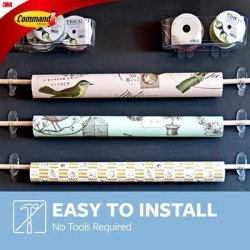 3M Command - gennemsigtige - mellemstore - kroge