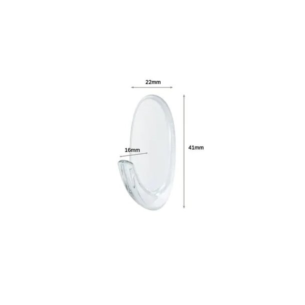 3M Command - sm - gennemsigtige - kroge