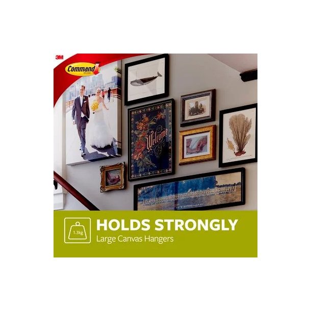 3M Command - lrredsophng - hvid - stor