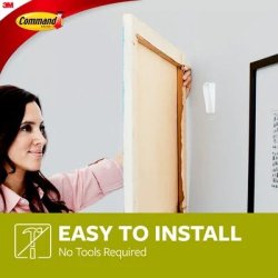 3M Command - lrredsophng - hvid - stor