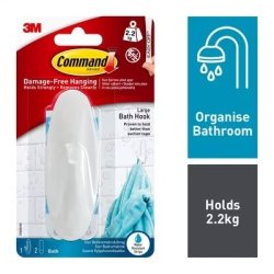 3M Command - designerkrog til v�drum - stor - hvid