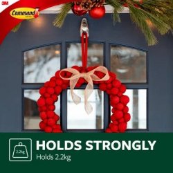3M Command - udendrs - stor designerkrog - nikkel