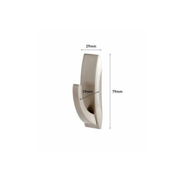 3M Command - Modern - Reflections - mellemstor metalkrog - b�rstet nikkel