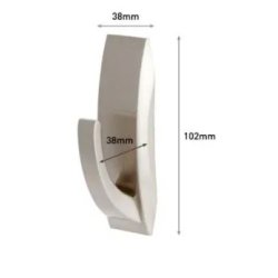 3M Command - Modern - Reflections - stor metalkrog - b�rstet nikkel