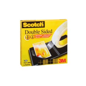 3M Scotch - dobbeltklbende tape - 12mmx33M Transparent