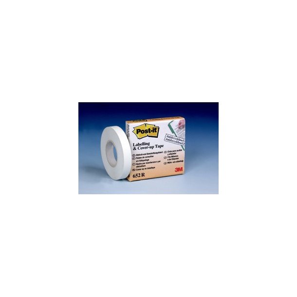 3M Post-it korrektionstape - refill - 8mm x 17m - hvid