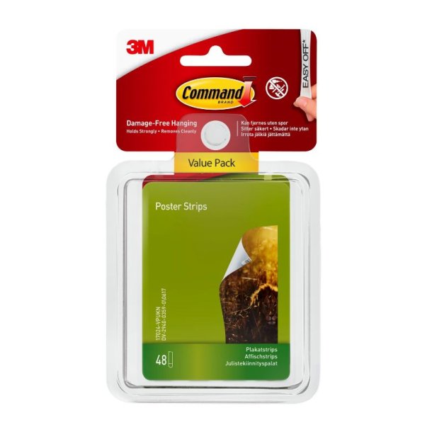 3M Command - Poster strips - Value Pack