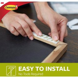 3M Command - store strips til billedophng, hvid