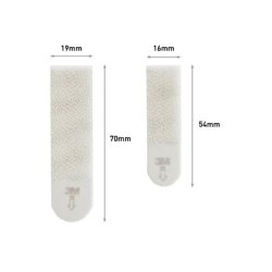 3M Command - sm� og medium - hvide strips til billedoph�ng