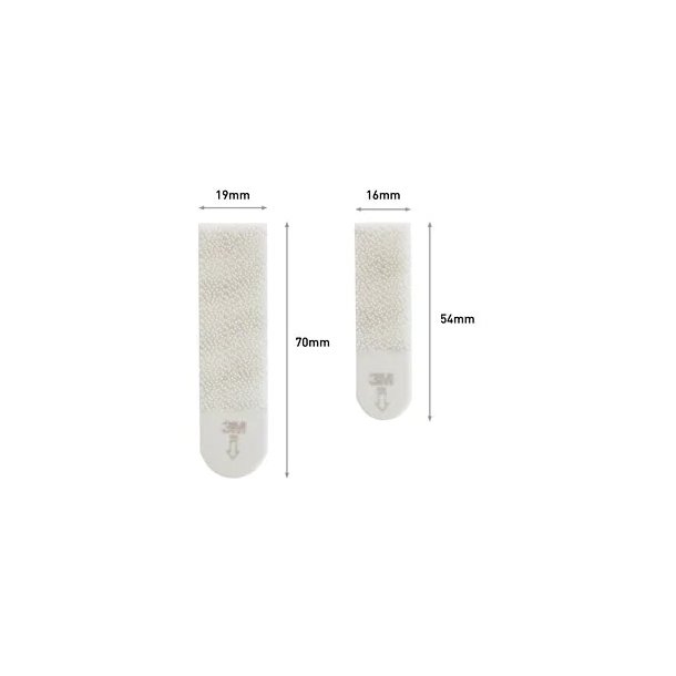 3M Command - sm� og medium - hvide strips til billedoph�ng