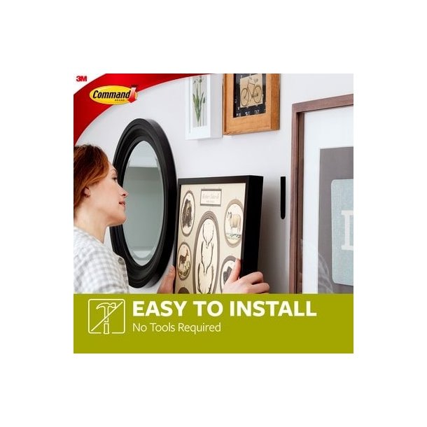 3M Command - strips til billedoph�ng - stor - sort