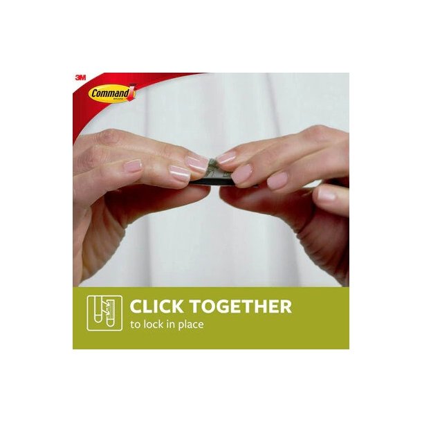 3M Command - strips til billedoph�ng - stor - sort