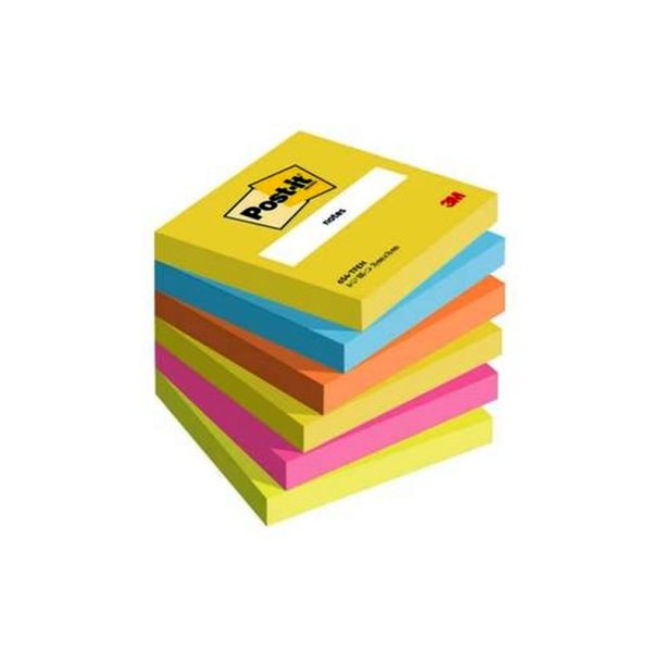 3M Post-it Notes - 76x76 - Energetic - 100 blade pr. blok - 6 stk.