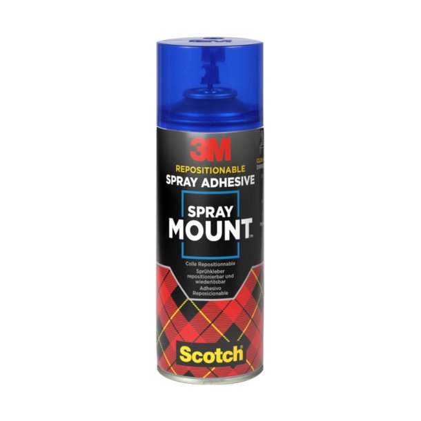 3M Spraylim/Photo Mount - Re Mount - midlertidig - kan fjernes og flyttes - 400ml