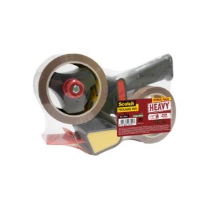 3M Hnddispenser - inkl. 2 ruller Heavy pakketape - brun - (50mm x 66 m)