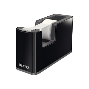 Leitz Dual bord tapedispenser - sort - 1 rulle hvid tape