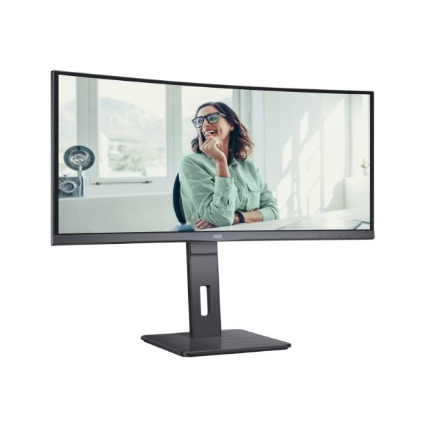 AOC CU34P3CV skrm 34" - 3440 x 1440 UltraWide Quad HD LED Sort