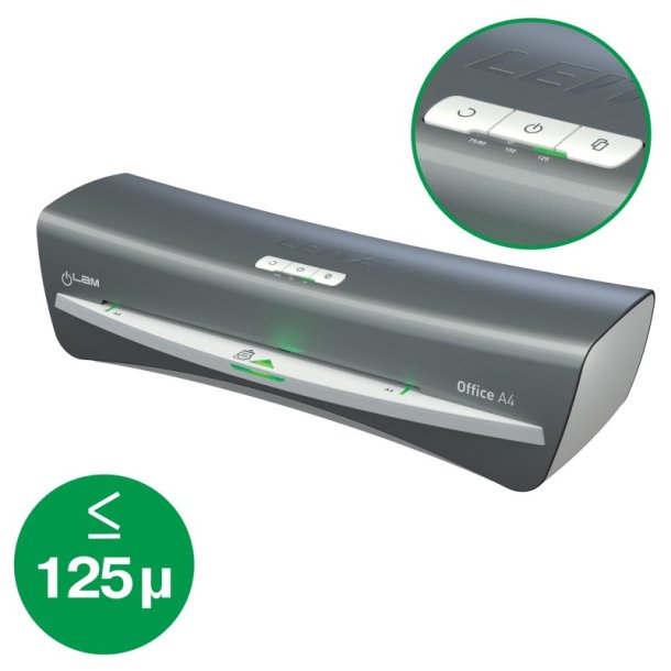 Leitz A4 Lamineringsmaskine - iLAM - Office - Slv - A4 varme laminator