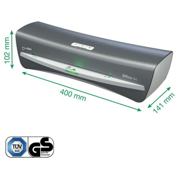 Leitz A4 Lamineringsmaskine - iLAM - Office - Slv - A4 varme laminator