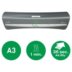 Leitz A3 Lamineringsmaskine - iLAM - Office - Slv - A3 varme laminator