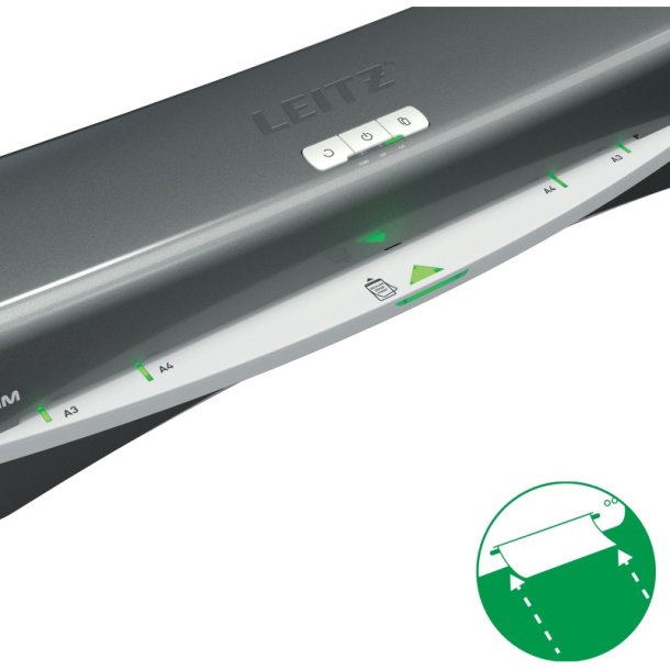 Leitz A3 Lamineringsmaskine - iLAM - Office - Slv - A3 varme laminator